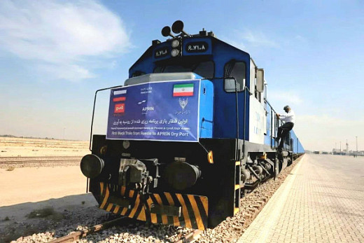 RZD Logistics dispatched the first container train with sulphate wood pulp to Aprin Dry Port in Iran